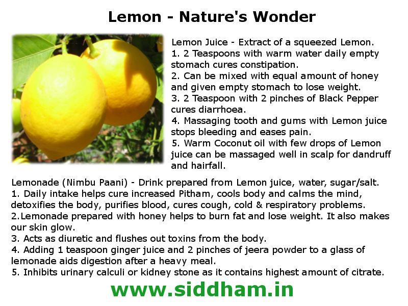 Lemon is good for health best sale